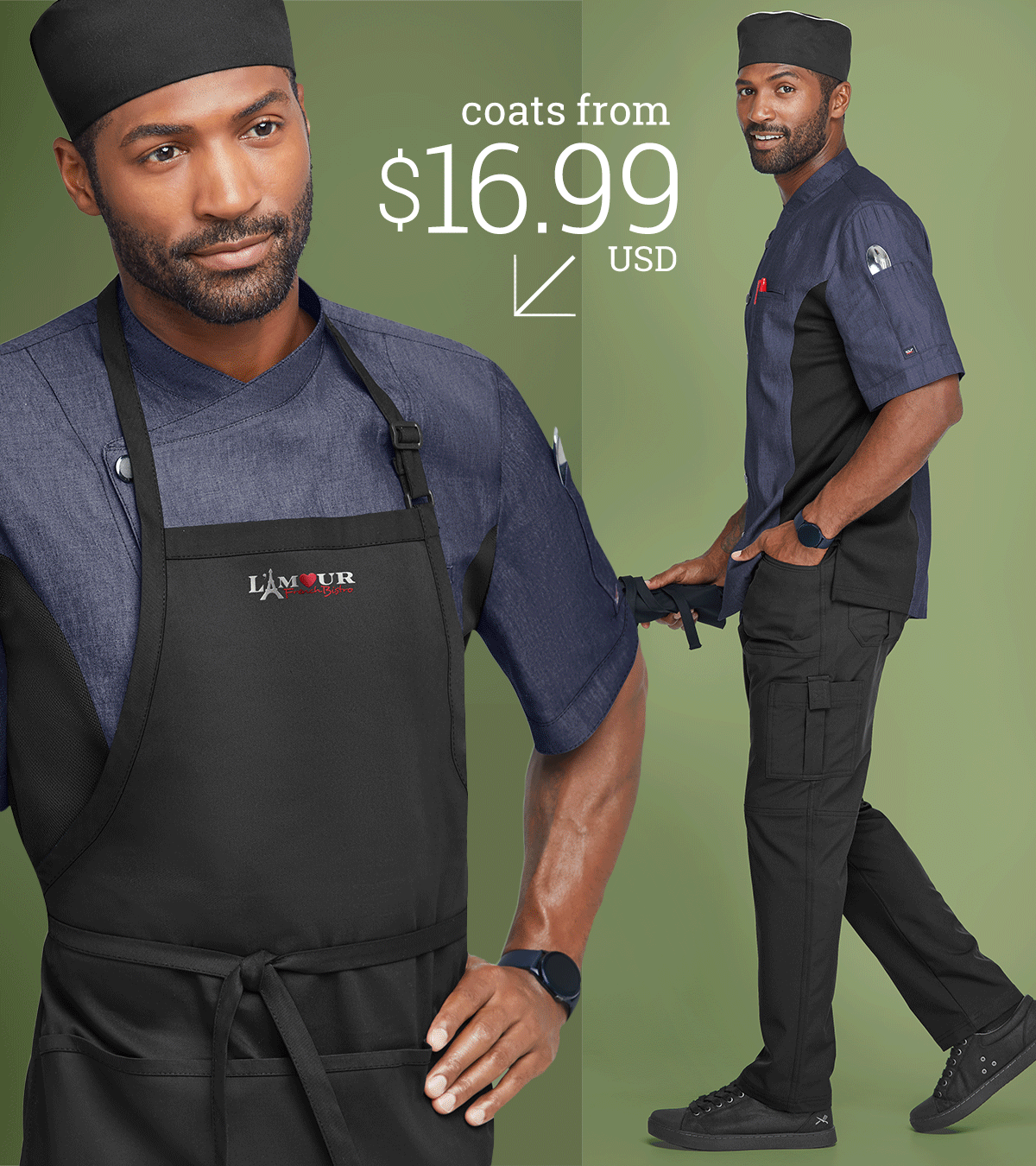 Peel…Chop…FIRE🔥 Gear up for the NEW YEAR Chef Uniforms